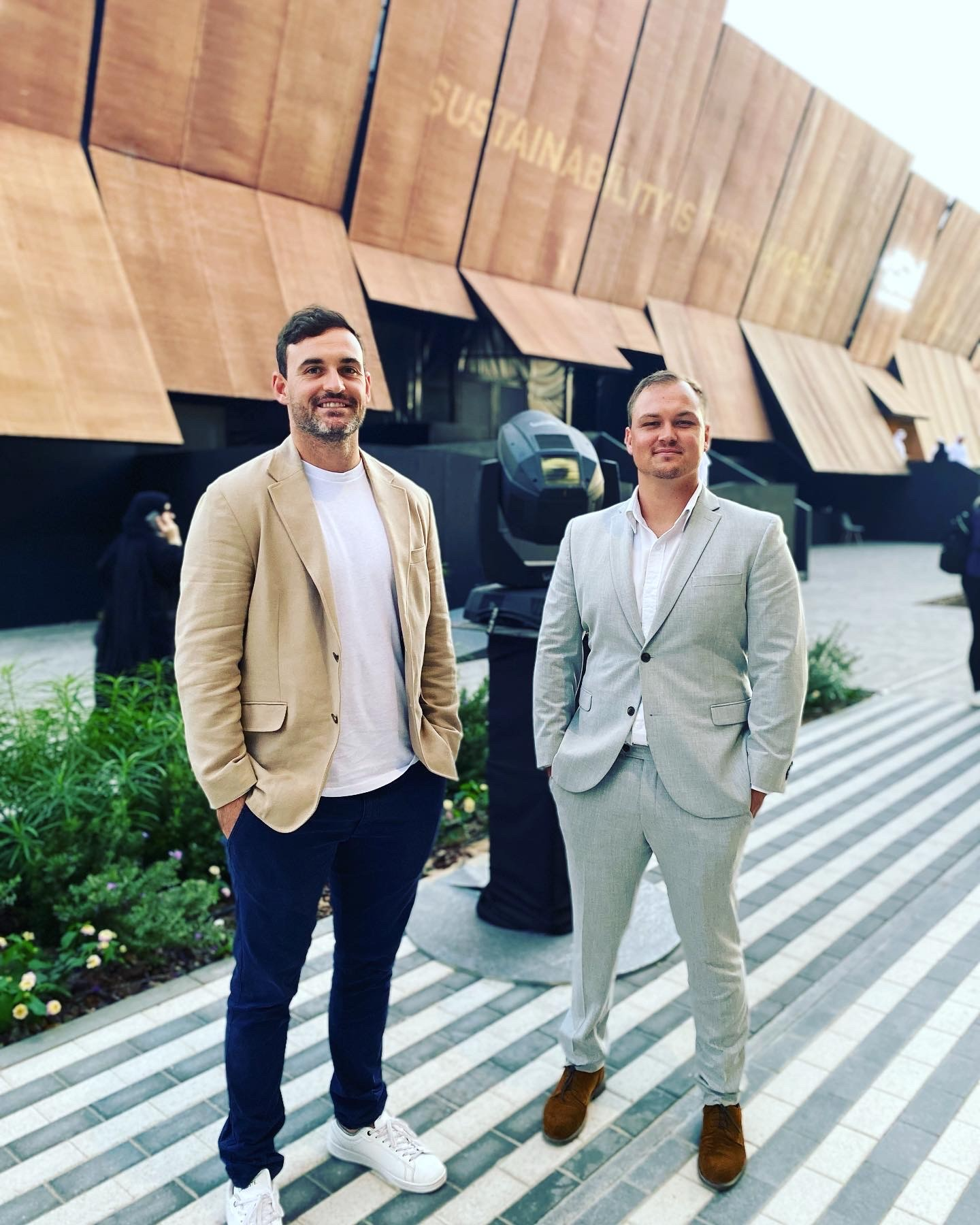 Josh (left) and Chris Riding